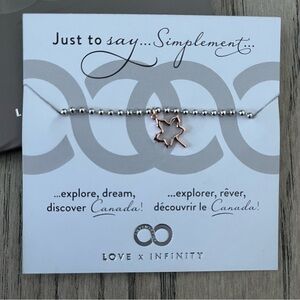 Maple leaf ball bracelet
